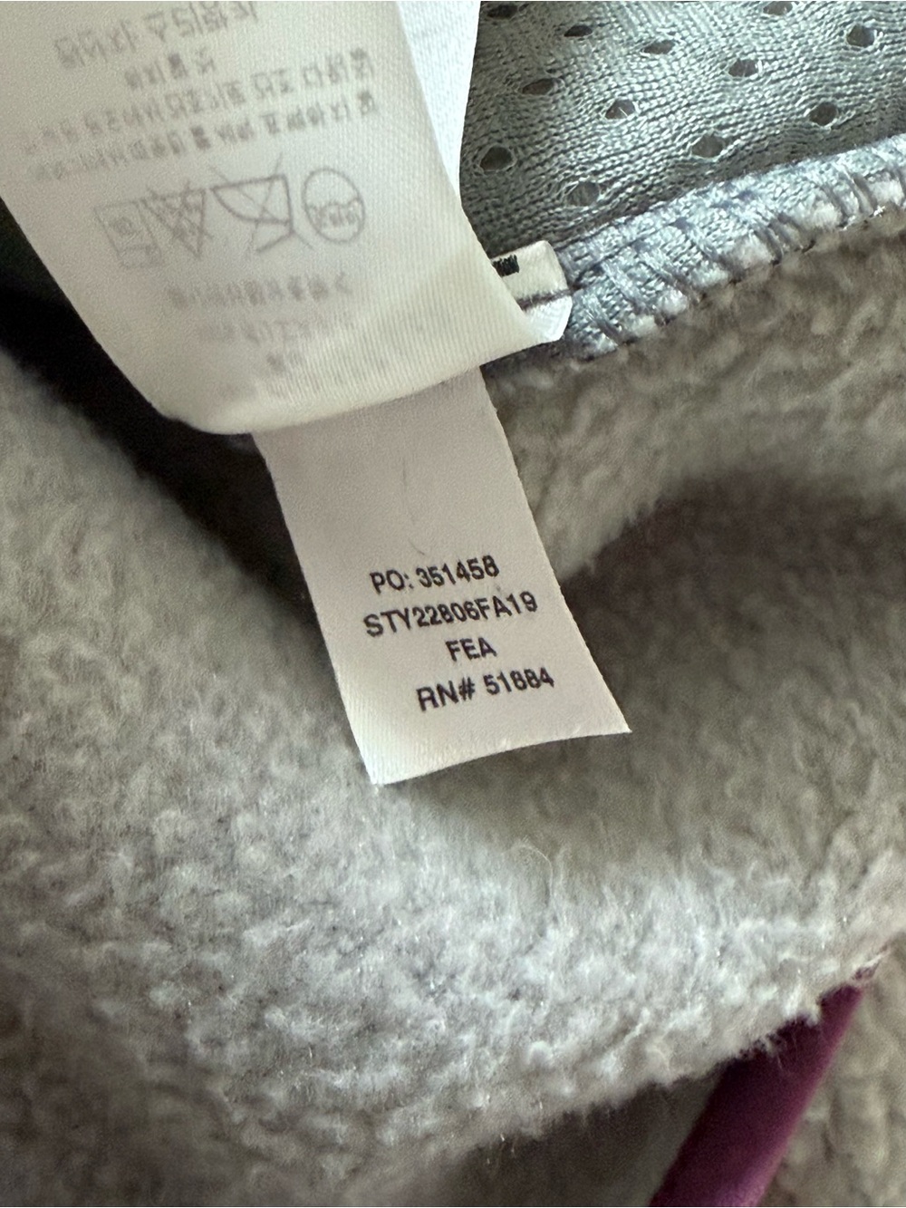 Patagonia Women’s Retro Pile Hoodie Feather Grey Full Zip Fleece Jacket Large - Picture 11 of 13